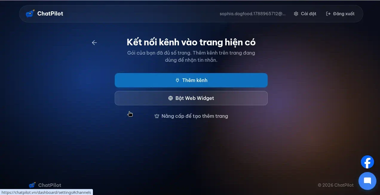 Tạo page / đủ trang Free